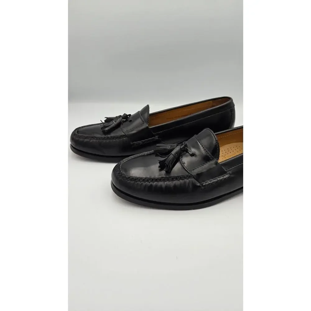 Cole Haan NikeAir Insoles Black US Men’s Sz 10.5N Slip On Tassel Loafers Shoes